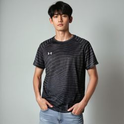 安德玛 男子运动短袖足球衣 24500510-001