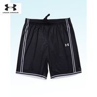 百亿补贴：安德玛 UA安德玛 男子夏季黑白撞色透气速干针织运动篮球短裤25500222