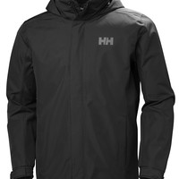 HELLY HANSEN 男士Dubliner防水防风透气软壳雨衣夹克外套可收纳帽L