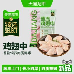天猫超市 山东臻选速冻鸡翅中 1kg