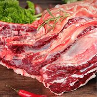 天猫超市 Luxi 鲁西大角牛 中国大陆谷饲黄牛肋条 2000g