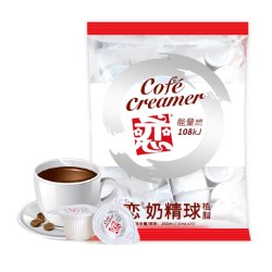 恋 中国台湾恋牌奶精球奶油球液糖糖包咖啡奶茶伴侣专用龟苓膏凉粉