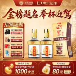 迎驾贡酒 金星 42%vol 浓香型白酒 520ml*2瓶