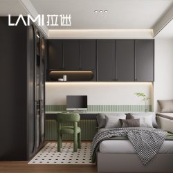 拉迷 全屋家具家居转角衣帽间定制整体衣橱开放式卧室轻奢玻璃衣柜