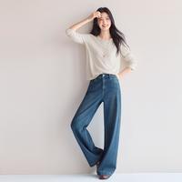 伊芙丽 圆领打底衫女春