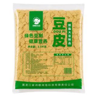 讷粮优选 东北豆皮 5斤 盐豆皮（湿豆皮）