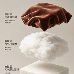 蔓斯菲尔 阅读区折叠沙发 5A级公仔棉+40D原生高弹海绵 雪尼尔