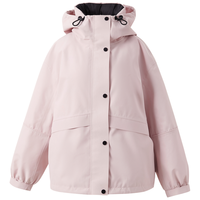 三彩 白鹅绒连帽户外工装女士羽绒服