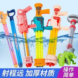 京喜 儿童水枪玩具抽拉式漂流沙滩玩具戏水喷水炮加特林水打水仗神器 733A-662五孔抽拉式水枪