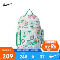 NIKE 青少年水果满印童趣字母书包耐磨耐用户外时尚双肩包