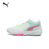 PUMA 312180 网面透气 白-薄荷蓝-蓝色-02 41码 篮球鞋