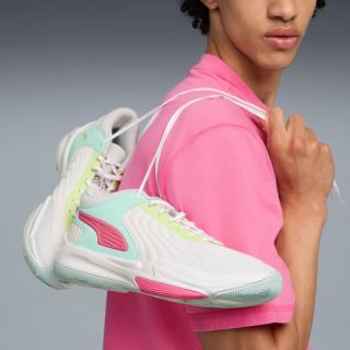 PUMA 312180 网面透气 白-薄荷蓝-蓝色-02 41码 篮球鞋