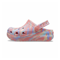 crocs 经典萌萌石花纹小Clog K童沙滩凉拖鞋 207837-6VU