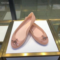 melissa 梅丽莎新款梅丽莎Melissa西太后小土星单鞋平底梅丽莎果冻鞋凉鞋 粉色 39 US8=