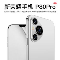 荣耀 新荣耀手机 P80Pro 新款旗舰大屏6.99英寸 5G全网通144Hz刷新率流畅玩游戏 1024GB超大内存一亿像素拍照
