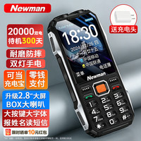 纽曼 Newman）纽曼L100新款超长待机老人手机大字大声大屏4G全网通老年机长续航宝男女士充电宝备用机 蓝色