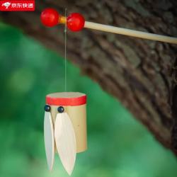 竹制发声知了玩具 余音绕梁怀旧木质旋转竹蝉一鸣惊人的创意礼物 童年竹制发声知了