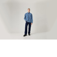 Levi's 冬季男士加绒直筒美式复古clean fit简约休闲牛仔裤 蓝色 29 (32)