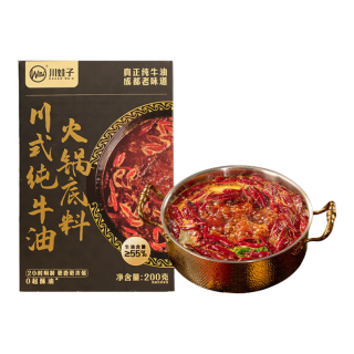 川娃子 纯牛油火锅底料 200g