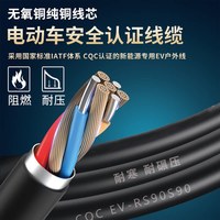 竹菲 新能源汽车充电枪 16A 7kW 延长线