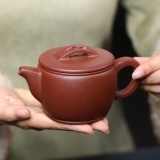 金镶玉 蒋旭东原矿汉瓦紫泥壶 220ml 茶壶
