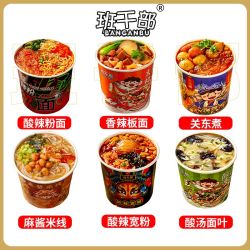 班干部 酸辣粉面板面关东煮重庆酸辣粉麻酱米线面叶方便面