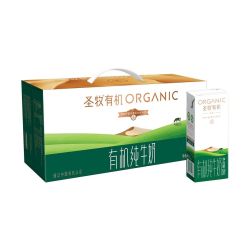 圣牧 有机纯牛奶 品醇200ml*24盒