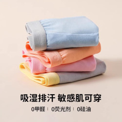 Q21 儿童内裤1条装抗菌透气款式颜色 女童平角裤(款式颜色) 1条 100 cm