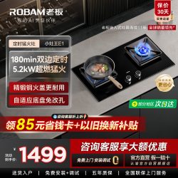 老板 23BX-E1 5.2kW猛火双灶燃气灶