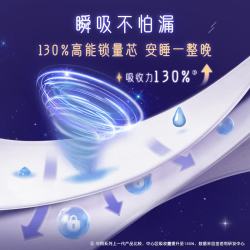 高洁丝 蚕丝感放肆睡卫生巾350mm5片夜用姨妈巾京东自营旗舰