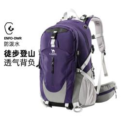 骆驼 山栖户外运动双肩包大容量便携露营背包耐磨登山包
