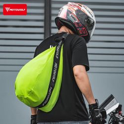 MOTOWOLF 头盔包 单肩斜挎包 男机车摩托车背包 大容量通勤收纳