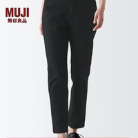 無印良品 MUJI 无印良品 MUJI 女式横竖弹力丝光斜纹修身锥形裤 女装 休闲裤子