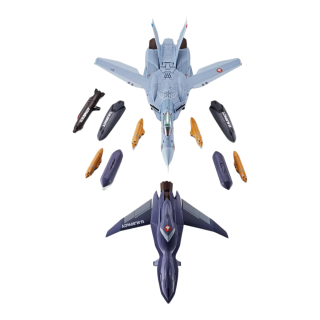 万代 HI-METAL R 超时空要塞 凤凰幽灵号 15cm 手办模型