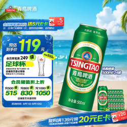 青岛啤酒 经典10度啤酒 500ml*24听