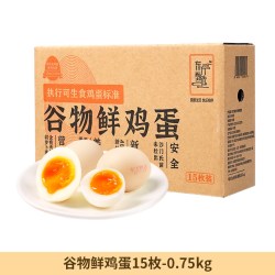 东方甄选 可生食 鸡蛋15枚