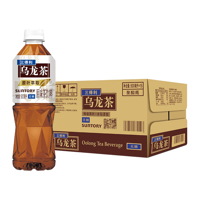 88VIP：三得利 无糖 乌龙茶饮料