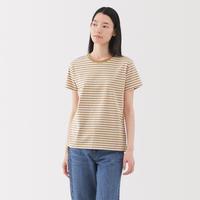 無印良品 MUJI 天竺织圆领短袖T恤
