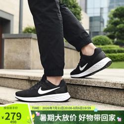 NIKE Revolution 6 Nn 男子跑鞋 DC3728-003 黑白 44