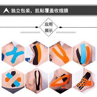 GSPCARE 反光丝绵肌肉贴 运动护膝