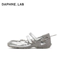 88VIP：DAPHNE LAB 方糖机能芭蕾鞋 8825101001 2025春款平底拼色复古运动休闲鞋婚鞋