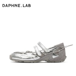 DAPHNE LAB 方糖机能芭蕾鞋 8825101001 2025春款平底拼色复古运动休闲鞋婚鞋