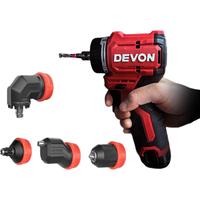 DEVON/大有 5208MU 无刷锂电 12V 豪配四夹头 2.0双电 电动螺丝刀
