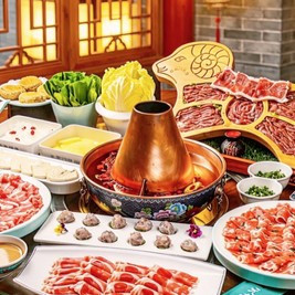 移动端：元南门涮肉 鼎奢4人餐*鲜切盛宴