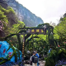 十渡人家酒店宿·花满楼含早+双人乐谷门票+栈道+吊桥