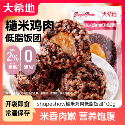 大希地 糙米鸡肉低脂饭团 100g 方便速食