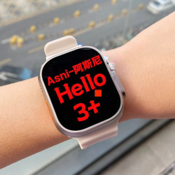 阿斯尼 hellowatch3＋新款智能手表单蓝牙oled屏4G内存导航地图录音