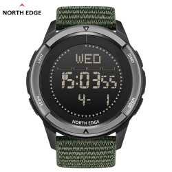NORTH EDGE 碳纤维户外运动智能手表50米防水电子手表