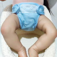 新生儿超薄透气尿裤尿布裤训练裤可水洗尿布兜固定裤婴幼儿网眼款