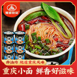 豫道 重庆小面 135g*6桶 非油炸方便面